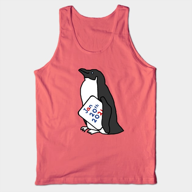 Inauguration Day Cute Penguin Tank Top by ellenhenryart